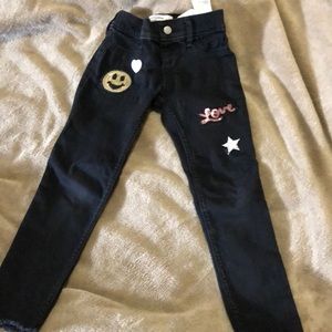 Abercrombie kids black Jean Leggins
